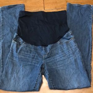 Maternity full panel boot cut jeans
